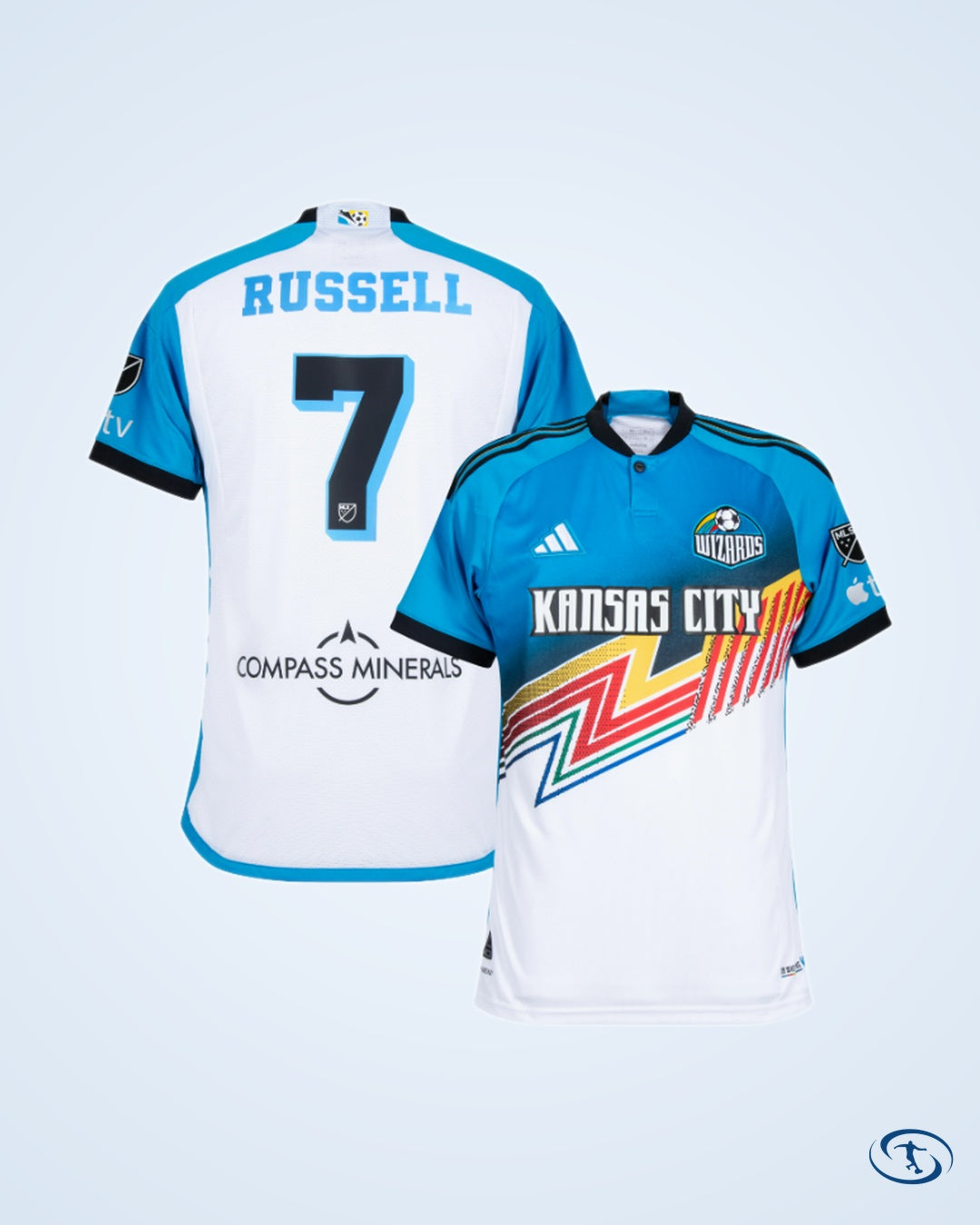 Sporting Kansas City Authentic 3rd Russell 7 Shirt 2024 (MLS Printing) - Men's