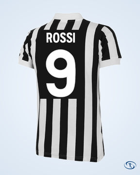 Juventus Rossi 9 Home Retro Shirt 1984-1985 - Men's