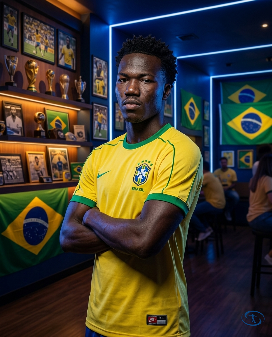 Camisa Seleção Brasileira Retrô Home 1998 Torcedor Nike Masculina - Amarelo - Side View | Sant Sport