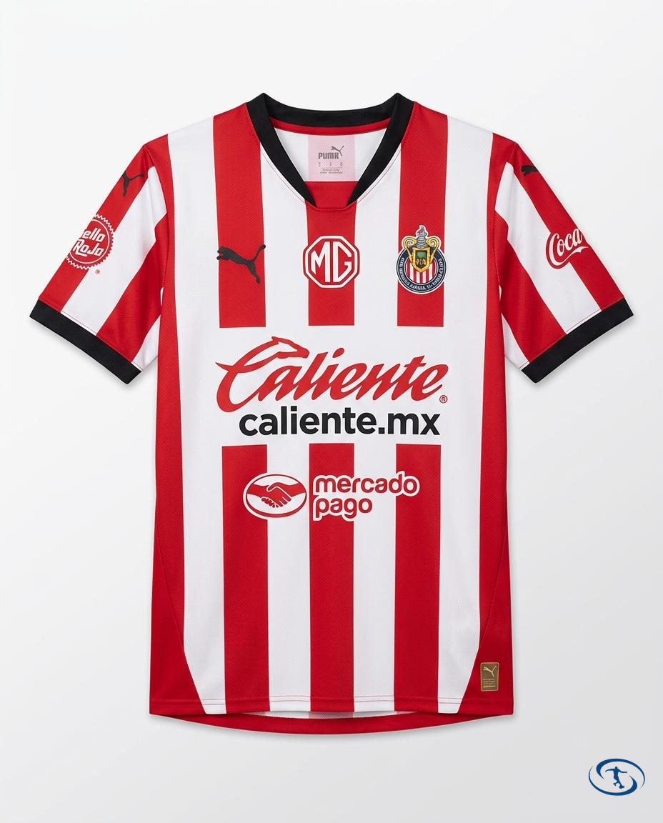Chivas Guadalajara Jersey Home 24/25 - Packshot | Sant Sport