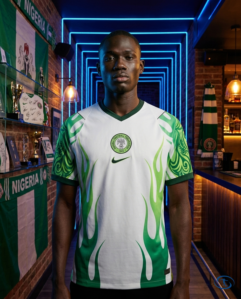 Camisa Nigéria Away 2026/27 Torcedor Nike Masculino - Branco - Front View | Sant Sport