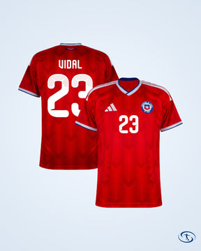 Chile Home Shirt 2026-2027 Fan Version (Official Printing)