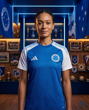 Cruzeiro Jersey 2025/26 - Adidas Women's - Blue - Front View | Sant Sport