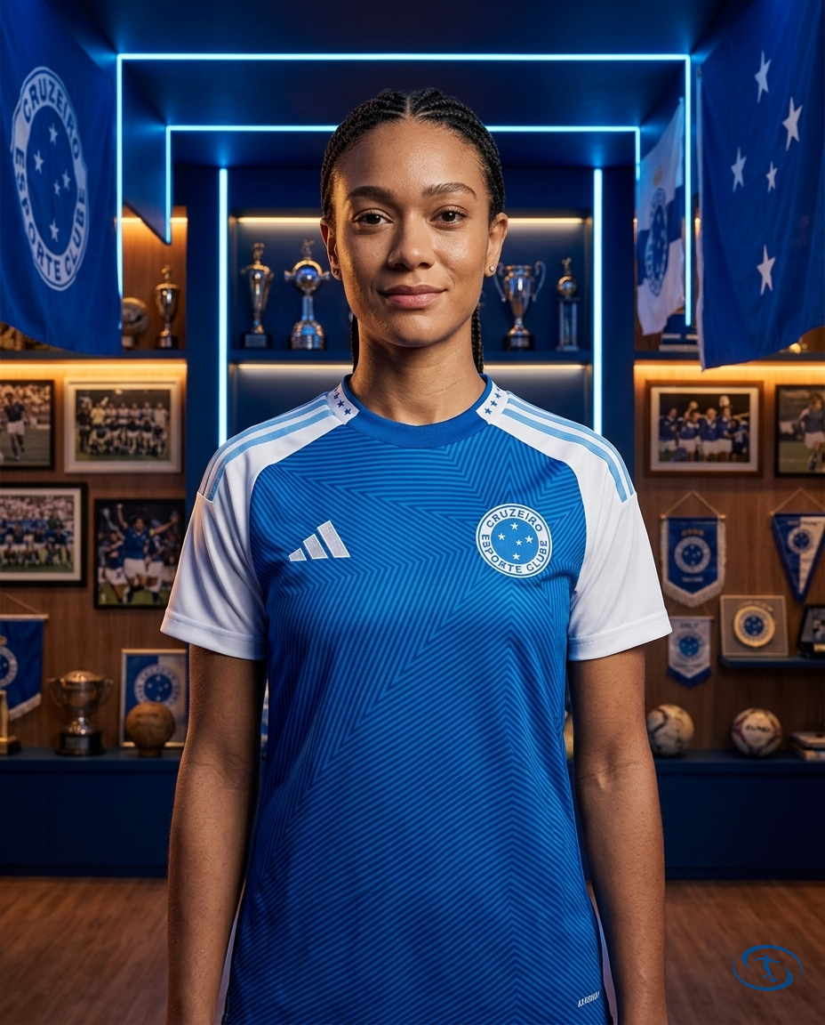 Cruzeiro Jersey 2025/26 - Adidas Women's - Blue - Front View | Sant Sport