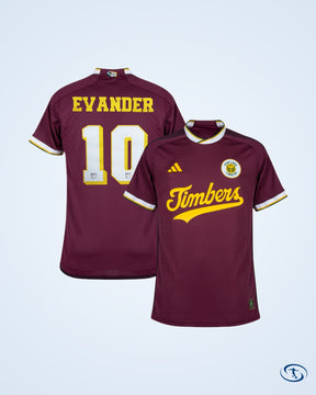Portland Timbers Authentic 3rd Evander 10 Shirt 2024-2025 (MLS Printing) - Men's