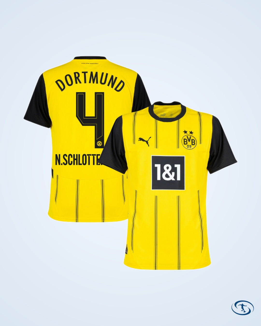 Borussia Dortmund Home Shirt 2024-2025  Fan Version (Official Printing)