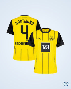 Borussia Dortmund Home Shirt 2024-2025  Fan Version (Official Printing)