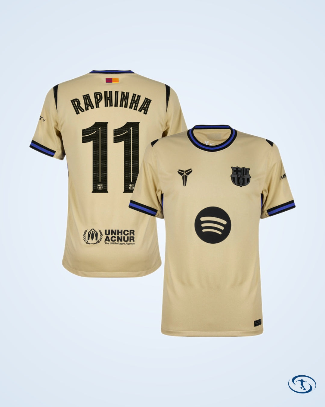 Barcelona Away Fan Version Shirt 2025-2026 (Champions League) - Men's