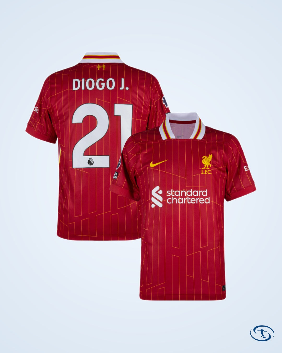 Liverpool Home Diogo J. 21 Shirt 2024-2025 - Men's