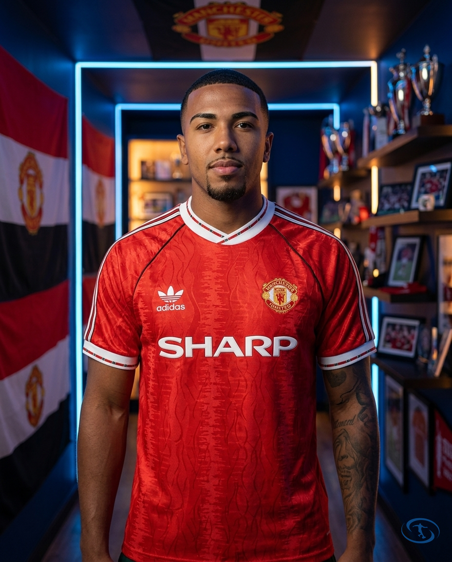 Camisa Manchester United Home Retrô 90/92 Torcedor Adidas Masculina - Vermelha - Front View | Sant Sport