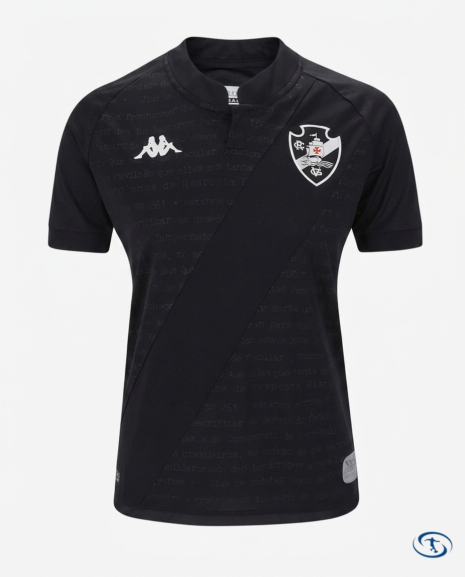 Vasco da Gama Jersey Goalkeeper 2024/25 - Kappa Women's - Black - Packshot | Sant Sport