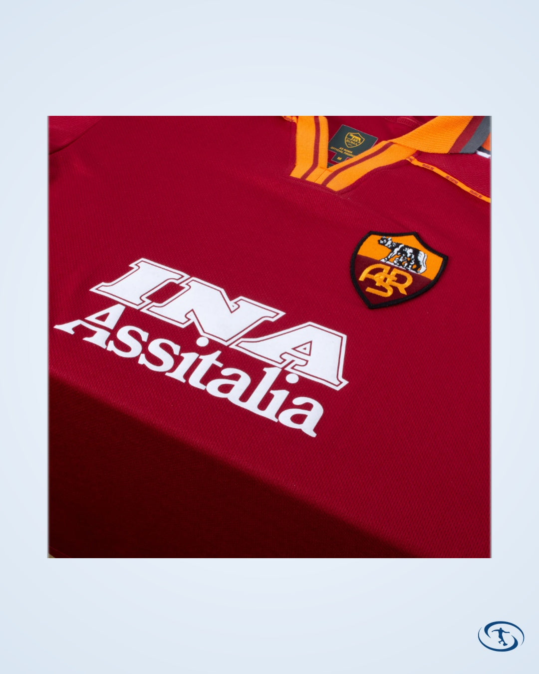 AS Roma Home Retro Totti 10 Shirt 1998-1999 - Men's