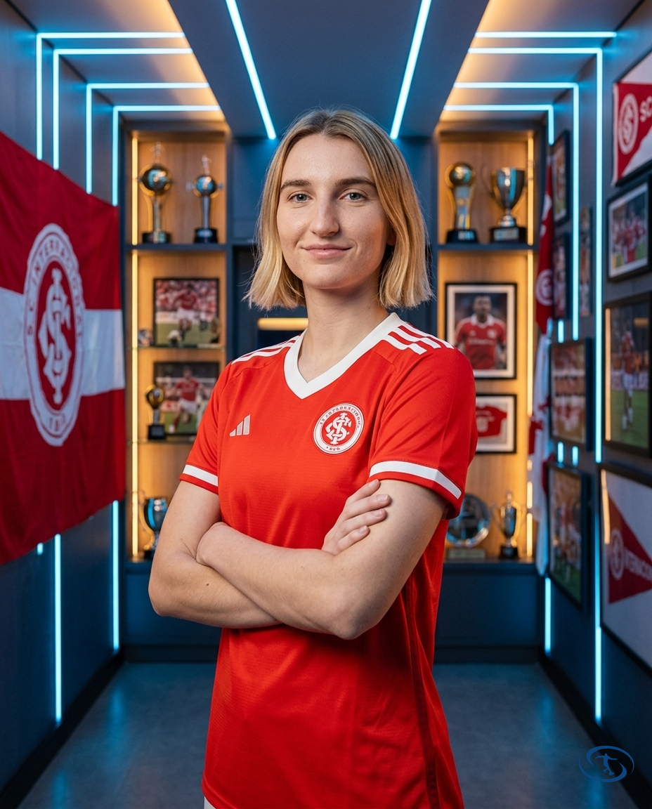 Internacional I Home Feminina 25/26- Torcedor Feminina - Vermelha - Side View | Sant Sport