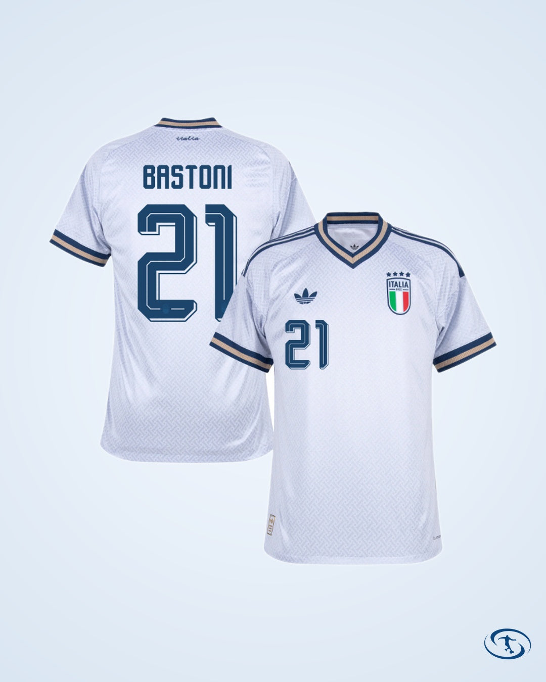 Italy Authentic Away Shirt 2026-2027 Player Version (Official Printing)