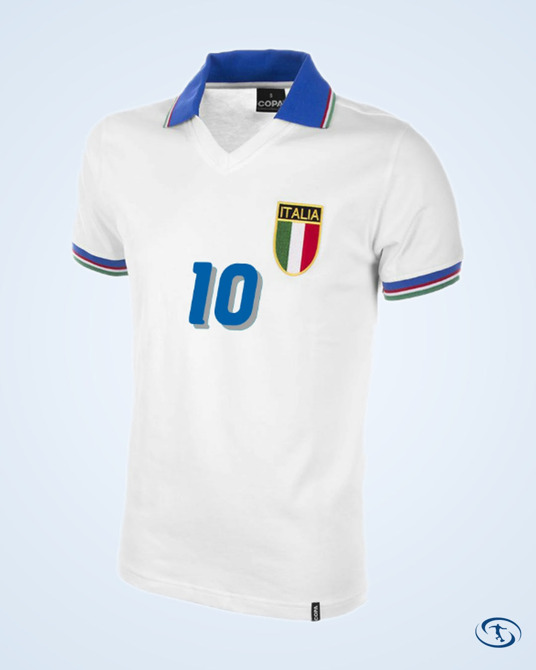 Italy Away R.Baggio 10 Retro Shirt 1982 (World Cup ’94 Retro Flex Printing) - Men's | Sant Sport