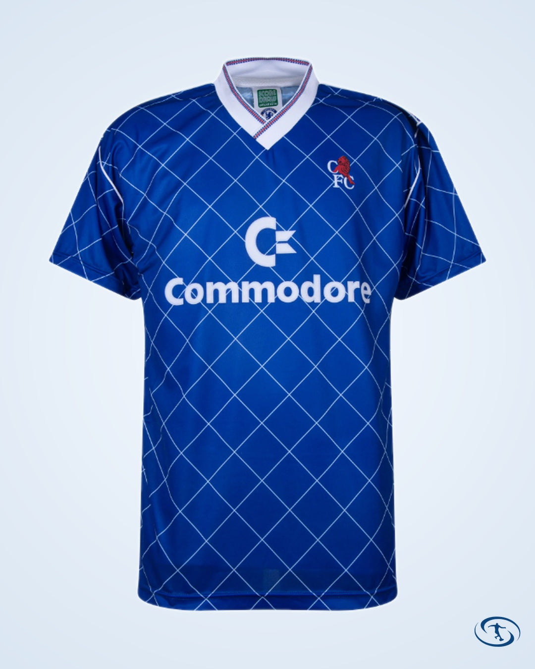 Score Draw Chelsea Home Retro Shirt 1987-1988 (Customization) - Men's