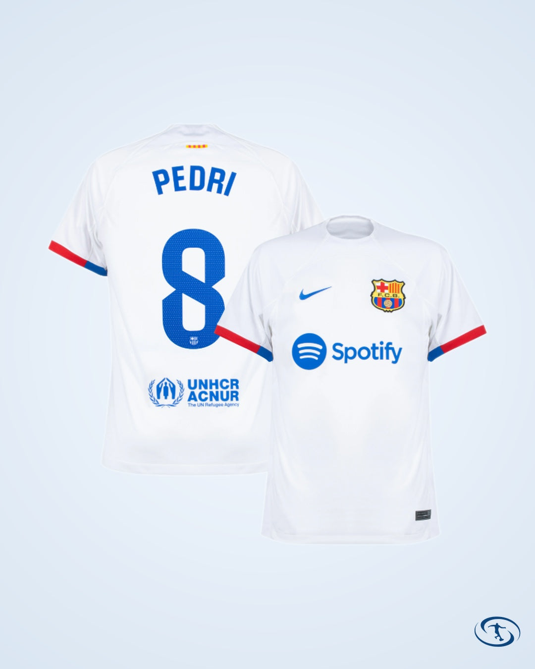 Barcelona Away Pedri 8 KIDS Shirt 2023-2024 (La Liga) - Kids