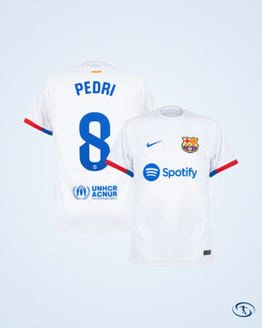 Barcelona Away Pedri 8 KIDS Shirt 2023-2024 (La Liga) - Kids