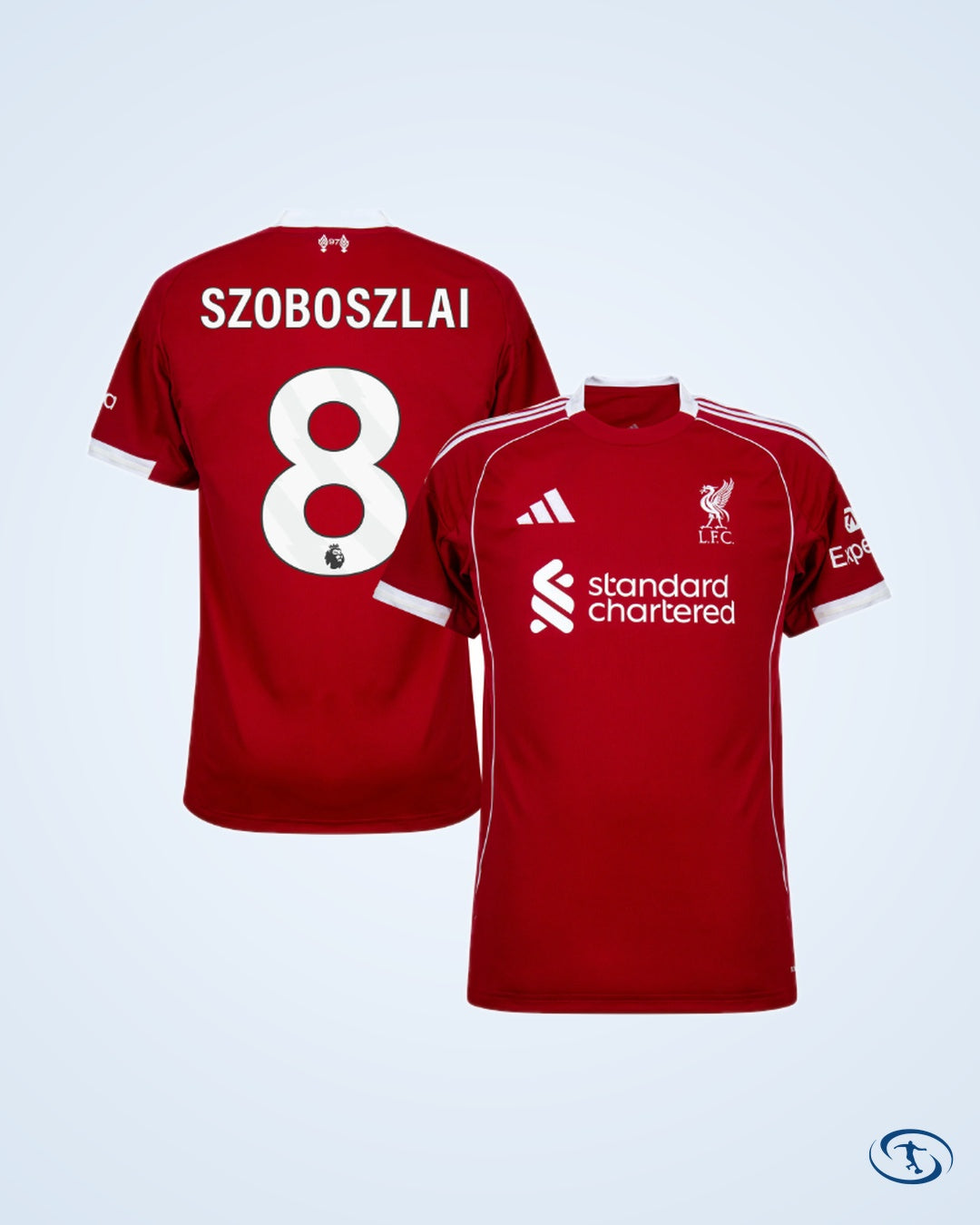 Liverpool Home Player Number Shirt 2025-2026 (Premier League) - Men's