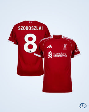 Liverpool Home Player Number Shirt 2025-2026 (Premier League) - Men's