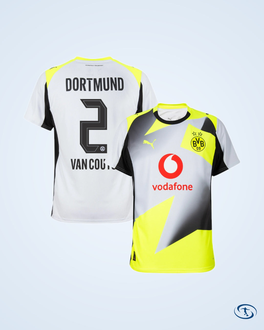 Borussia Dortmund Away Shirt 2025-2026 Fun Version (Official Printing)