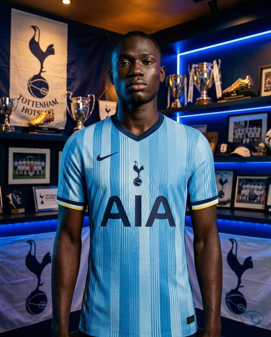Camisa Tottenham Hotspur Away 2024/25 - Jogador Nike Masculina - Azul e Branco - Front View | Sant Sport