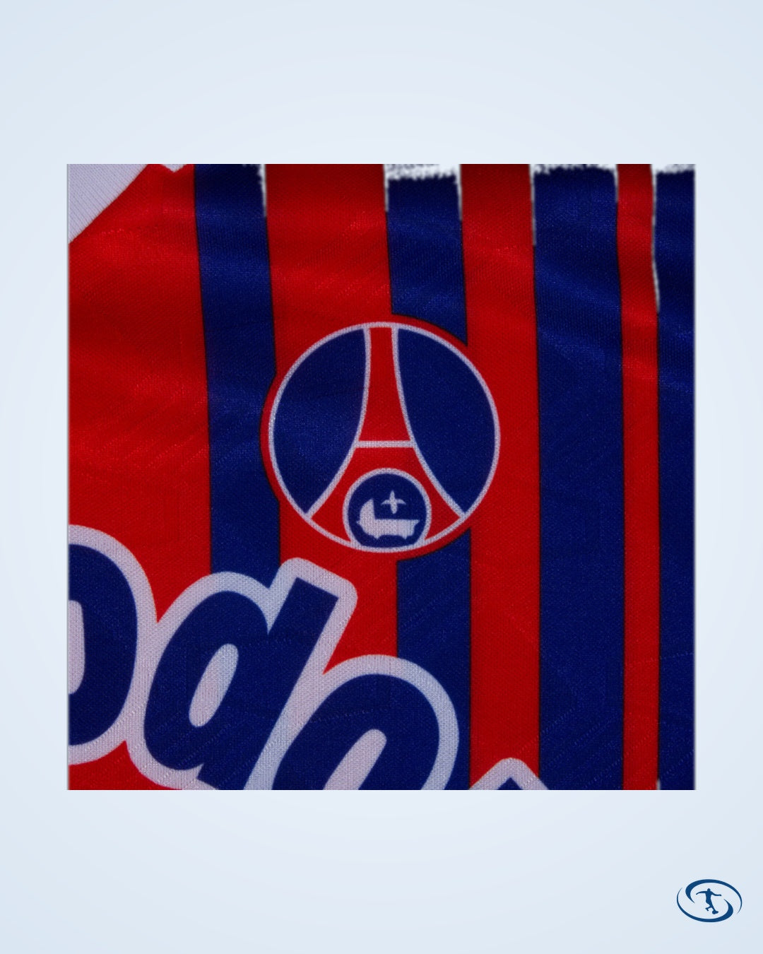 Score Draw PSG Retro Home No.9 (Weah) Shirt 1993-1994 (Retro Flex Printing) - Men's