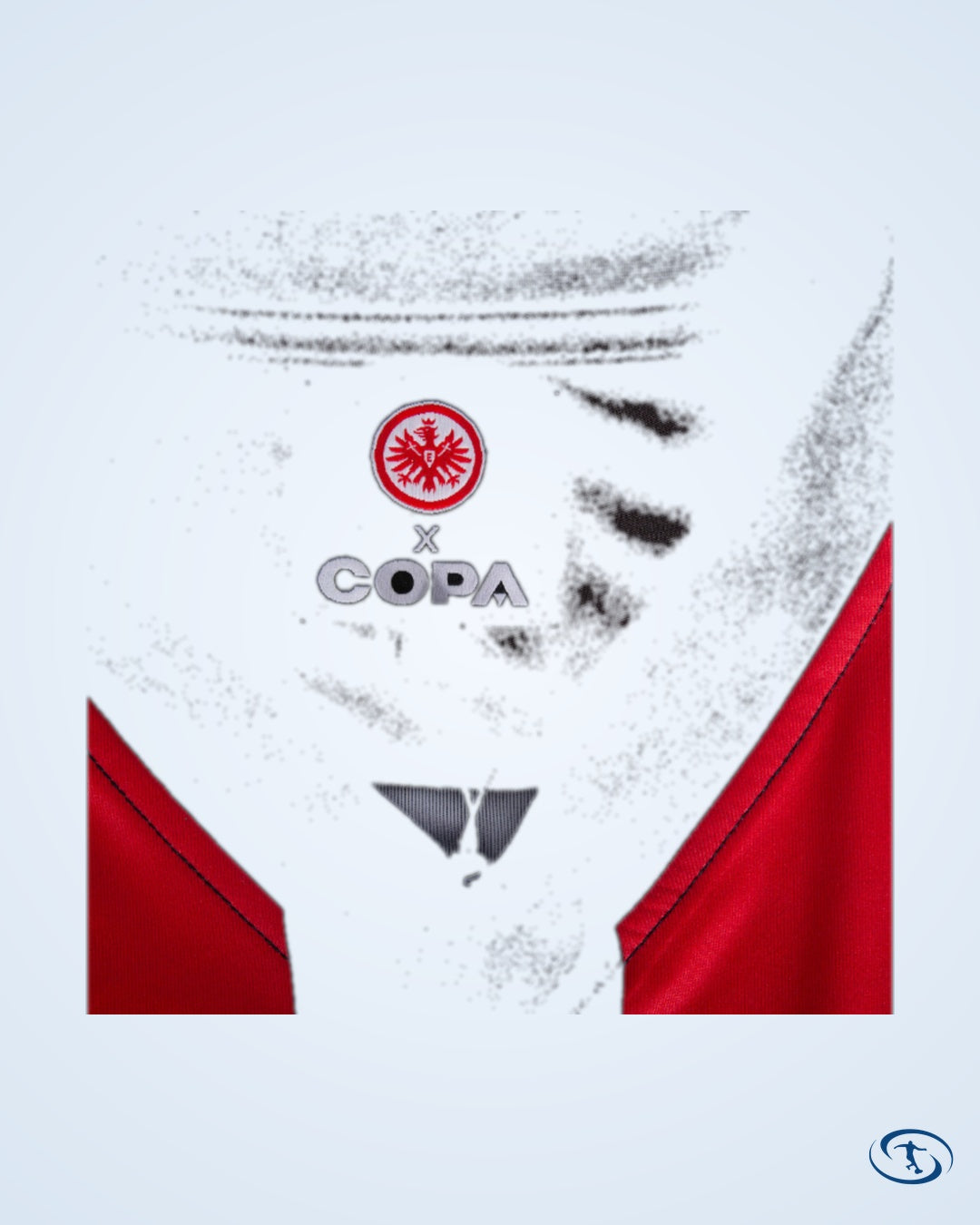 Eintracht Frankfurt Home No.9 Retro Shirt 1990-1991 (Retro Flock Printing) - Men's