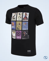 FIFA Classics World Cup Collage Poster T-shirt - Black - Men's