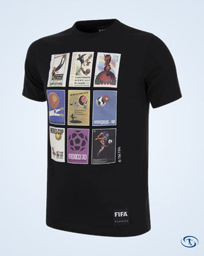 FIFA Classics World Cup Collage Poster T-shirt - Black - Men's
