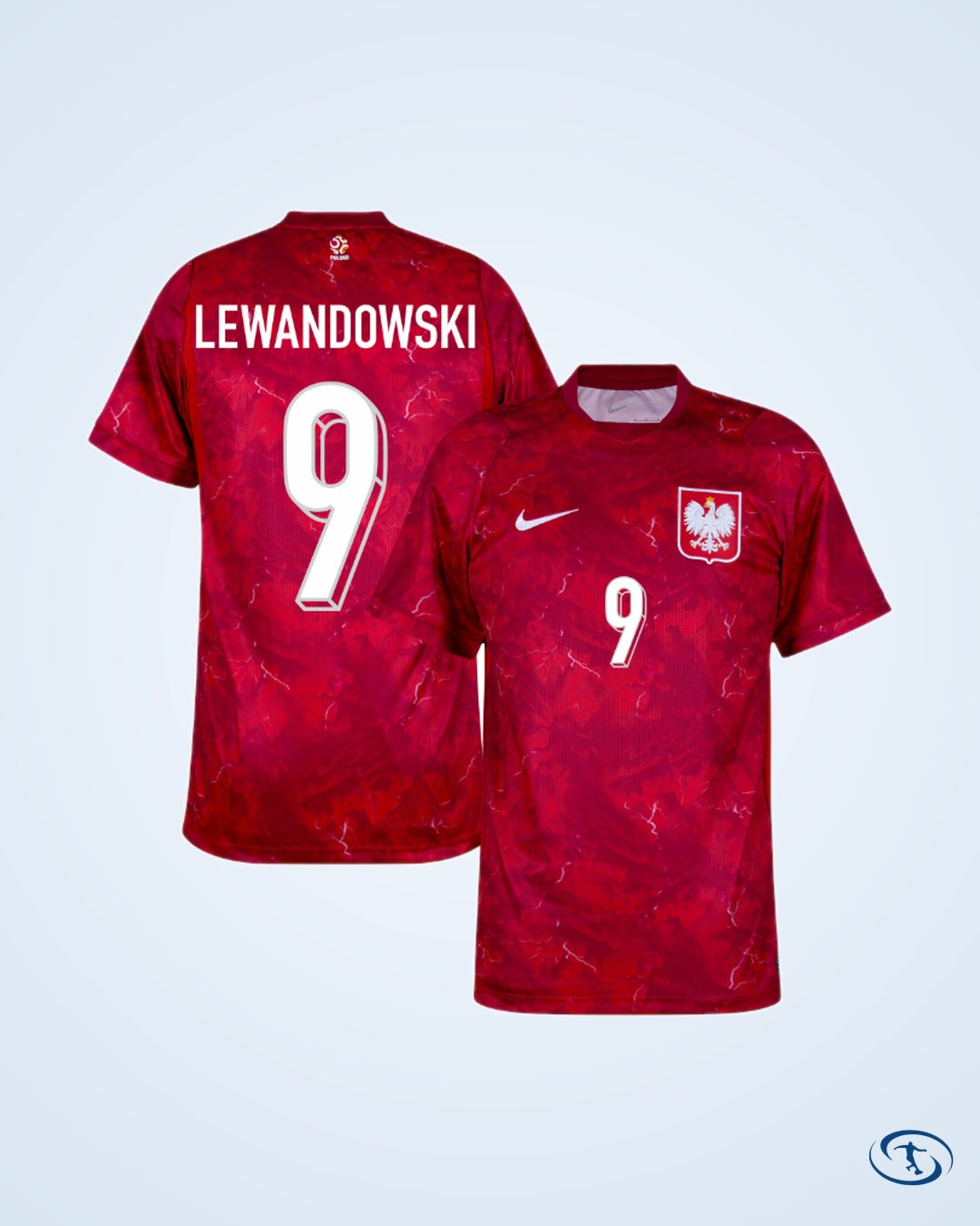 Poland Away KIDS Lewandowski 9 Shirt 2026-2027 (Fan Style Printing) - Kids