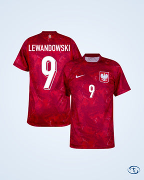 Poland Away KIDS Lewandowski 9 Shirt 2026-2027 (Fan Style Printing) - Kids