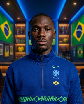Blusão Nike Sportswear Brasil Fleece Masculino - Badge Close-Up | Sant Sport