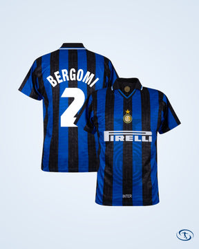 Inter Milan Home Retro Player Number Shirt 1997-1998 (Retro Flock Printing) - Men's