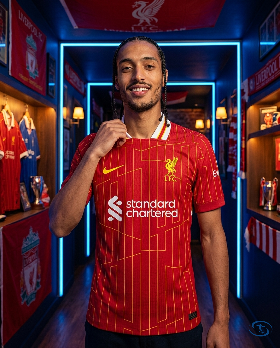 Camisa Liverpool Home 24/25 Torcedor Nike Masculino - Vermelho - Front View | Sant Sport