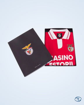 S.L. Benfica Home Number Retro Shirt 1992-1993 (Retro Flock Printing) - Men's