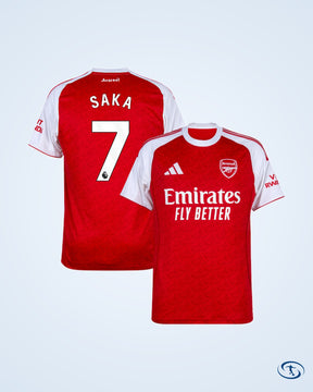 Arsenal Home Rice 41 Shirt 2025-2026 (Premier League)
