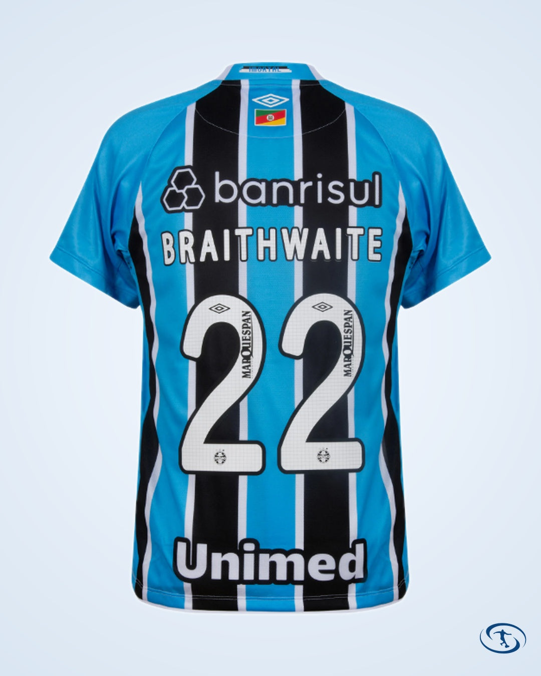 Gremio Home Braithwaite 22 Shirt 2025 (Official Printing) - Men's