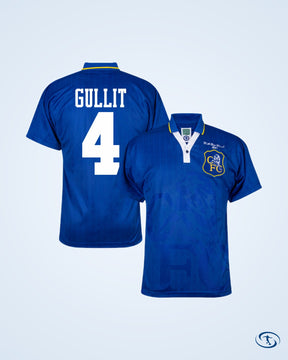 Score Draw Chelsea Home Retro Shirt FA Cup Final 1997 (Retro Flock Printing) - Men's