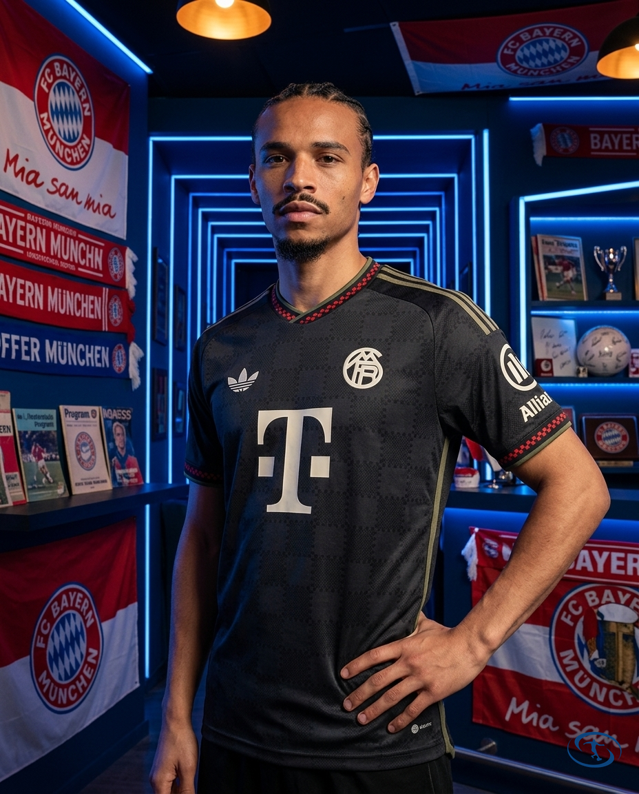 Camisa Bayern de Munique Third 25/26 Jogador Adidas Masculino - Preto - Front View | Sant Sport