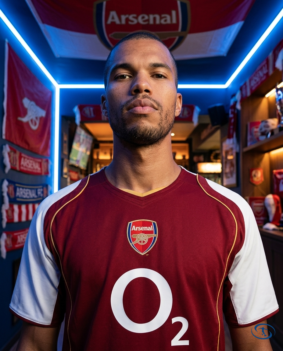 Camisa Arsenal Home Retrô 2004/05 Torcedor Nike Masculino - Vermelho - Badge Close-Up | Sant Sport