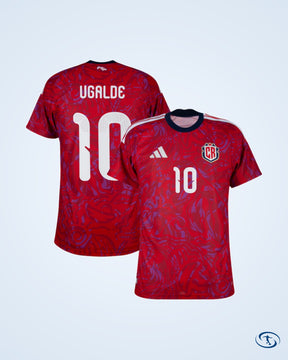 Costa Rica Authentic Home Ugalde 10 Shirt (Incorrect Number) - Size M - Men's
