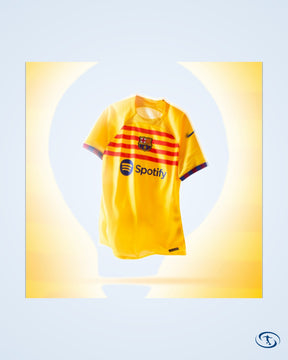 Barcelona Senyera 4th Shirt 2022-2023 - Men's
