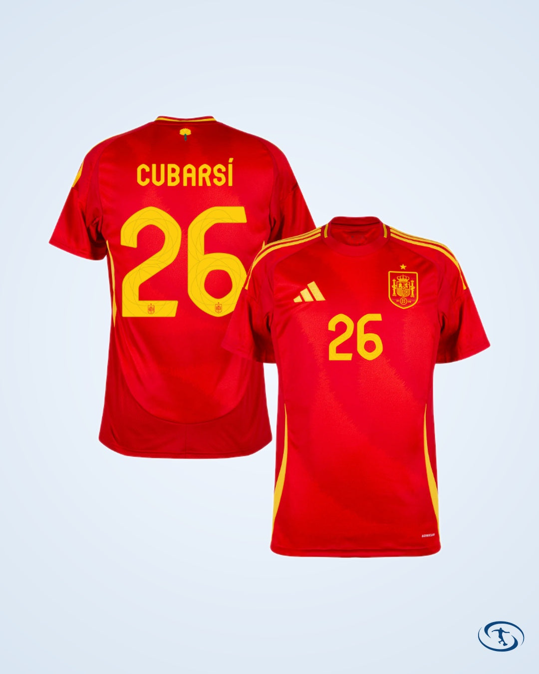 Spain Home Player Number Shirt 2024-2025 (Official Printing) - Men's
