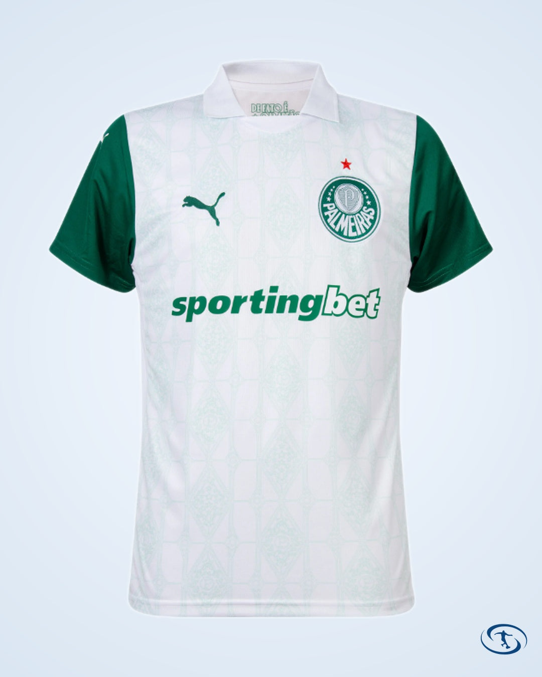 Palmeiras Away Estêvão 41 Shirt 2025-2026 (Fan Style Printing) - Men's | Sant Sport