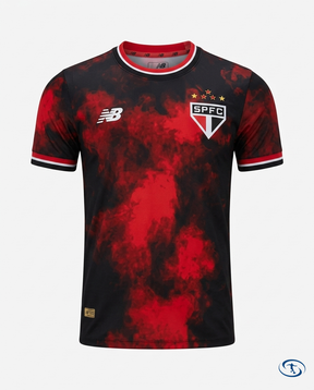 Sao Paulo FC III Jersey 24/25 - Jogador New Balance Men's - Red & Black - Packshot | Sant Sport