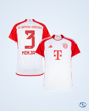 Bayern Munich Home Minjae 3 KIDS Shirt 2023-2024 (Official Printing) - Kids