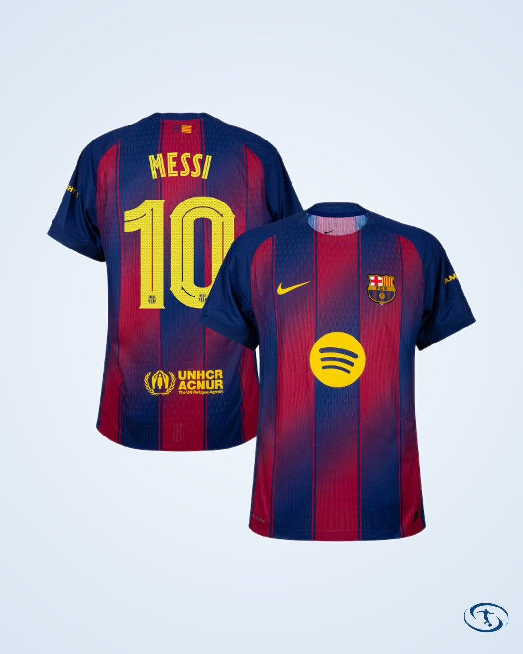 Barcelona Home Player Version Shirt 2025-2026 (Champions League) - Men's