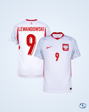 Poland Home KIDS Lewandowski 9 Shirt 2026-2027 (Fan Style Printing) - Kids