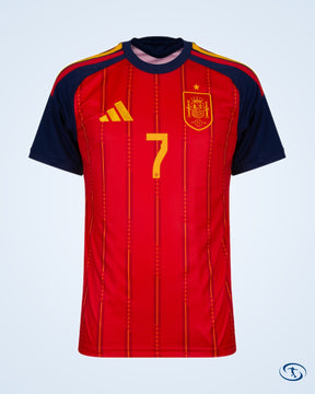 Spain Home Ferran 7 Shirt 2026-2027 (Official Printing) - Men's | Sant Sport